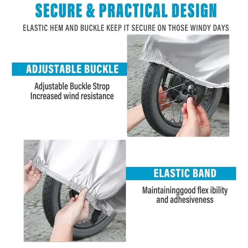 Motorhoes voor buiten, geschikt voor Piaggio mp3 400/500 (met Motorhoes voor buiten, geschikt voor Piaggio mp3 400/500 (met
