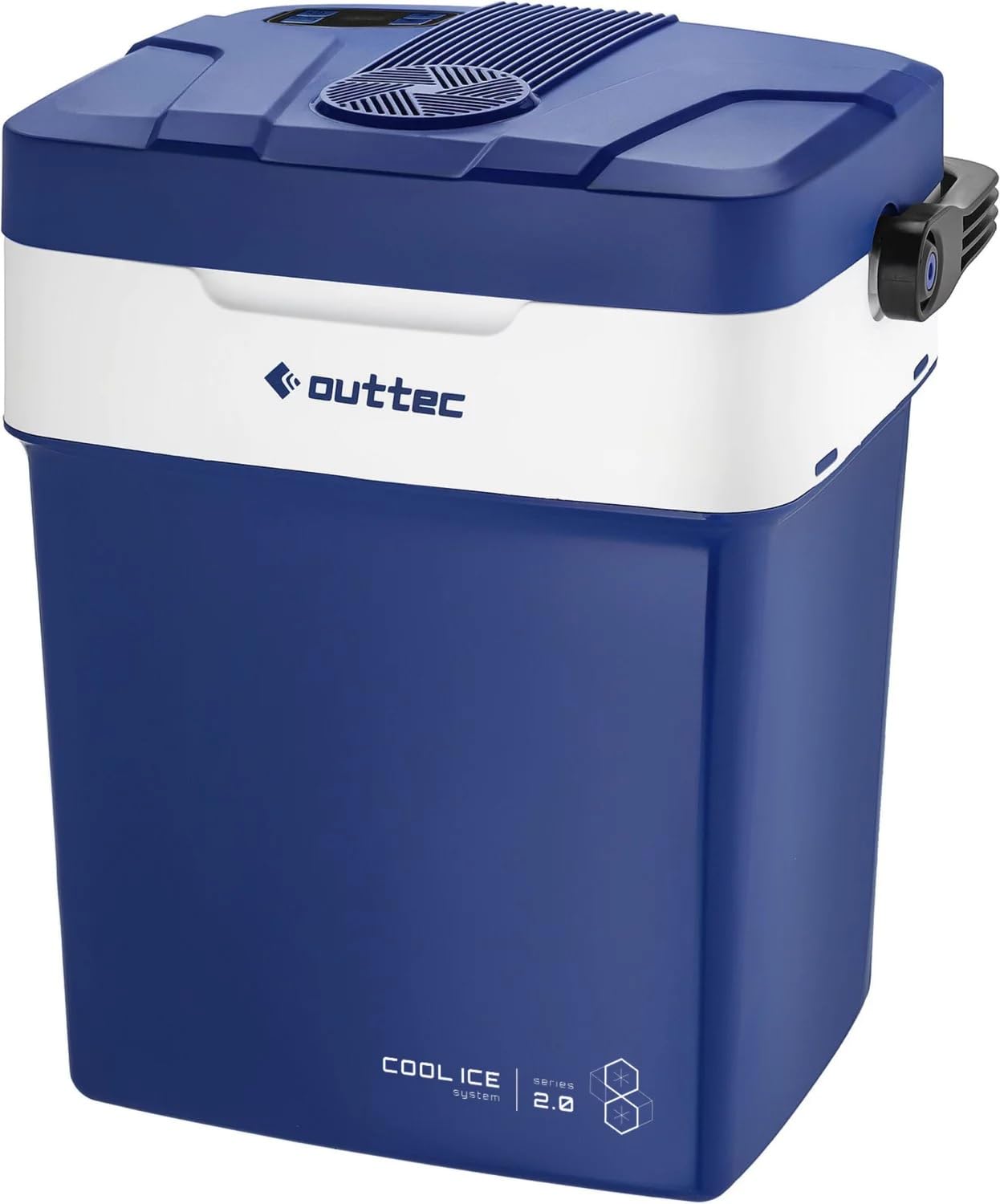 Glaciere Electrique 12v 220v 32L Outtec - glacière électrique Voiture, frigo Camping, glaciere a Compression, Mini glaciere Electrique, refrigerateur Camping Car, glaciere Voiture