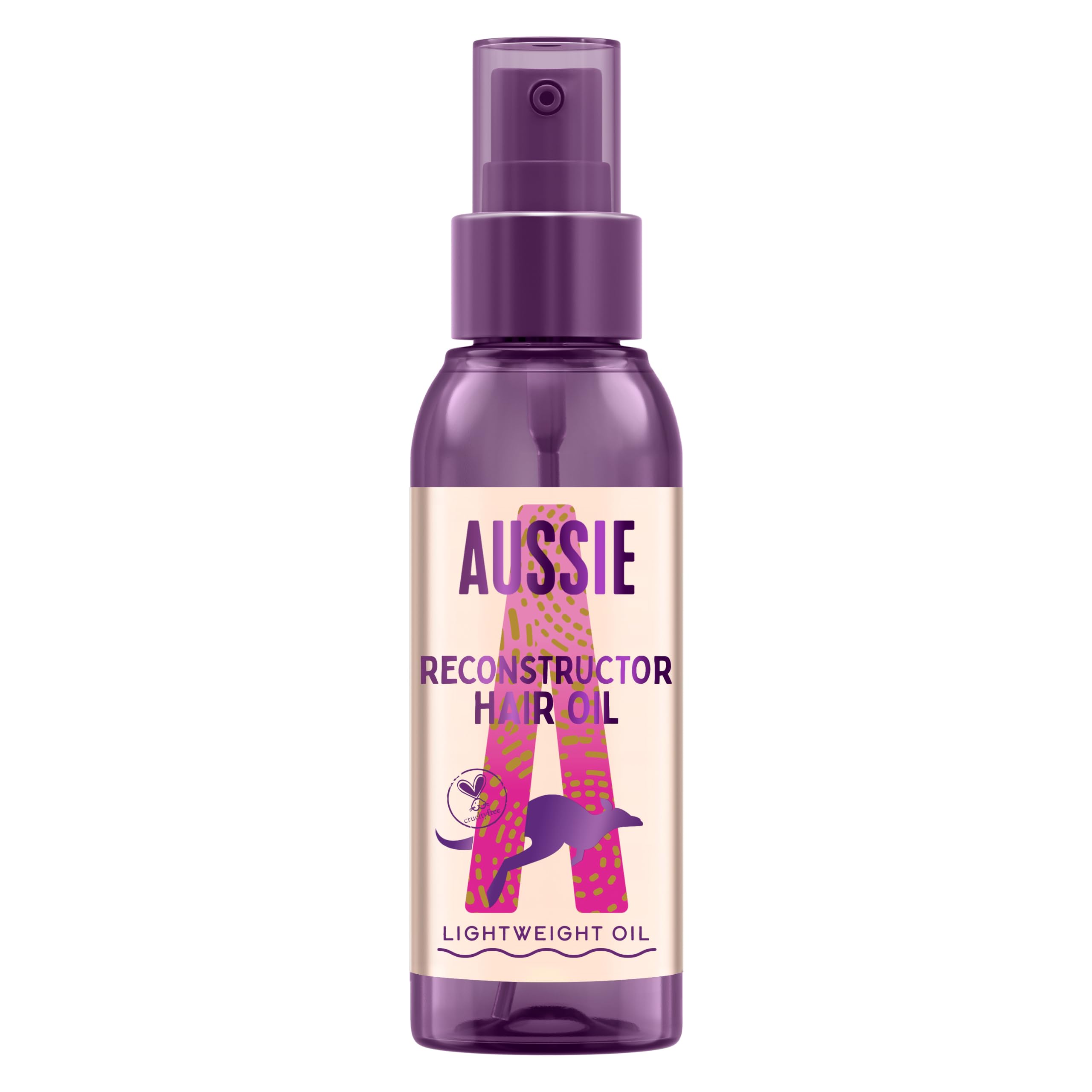 Aussie Reconstructor Hair Oil With Avocado, Jojoba Oil and Macadamia Nut Oil, 3 Miracle Hair Oil For Dry Damaged Hair, Leightweight Reconstructor Oil Treatment, 100 ml