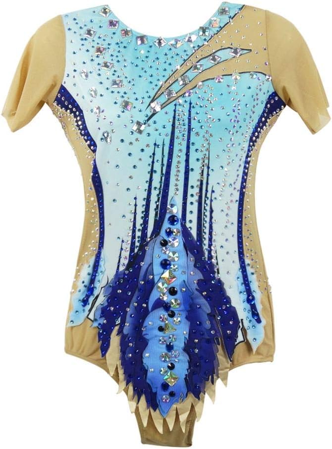 LIUHUO Customized Gymnastics Leotard Kids Short Sleeve Dance Leotard Tutu Dance Wear
