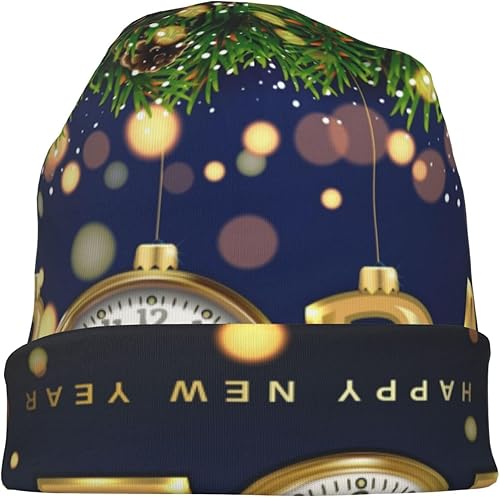 Miniatura 8 de Año del Dragón Feliz Año Nuevo Chino 2024 Gorro para hombres y mujeres de punto cálido Casual Sombreros Clásico Gorro de invierno