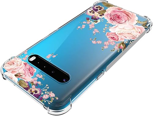 Miniatura 10 de Funda para LG V60 ThinQ 5GLG V60LM-V600 Linda funda, transparente y flexible parachoques TPU de goma suave funda de silicona para LG V60 ThinQ