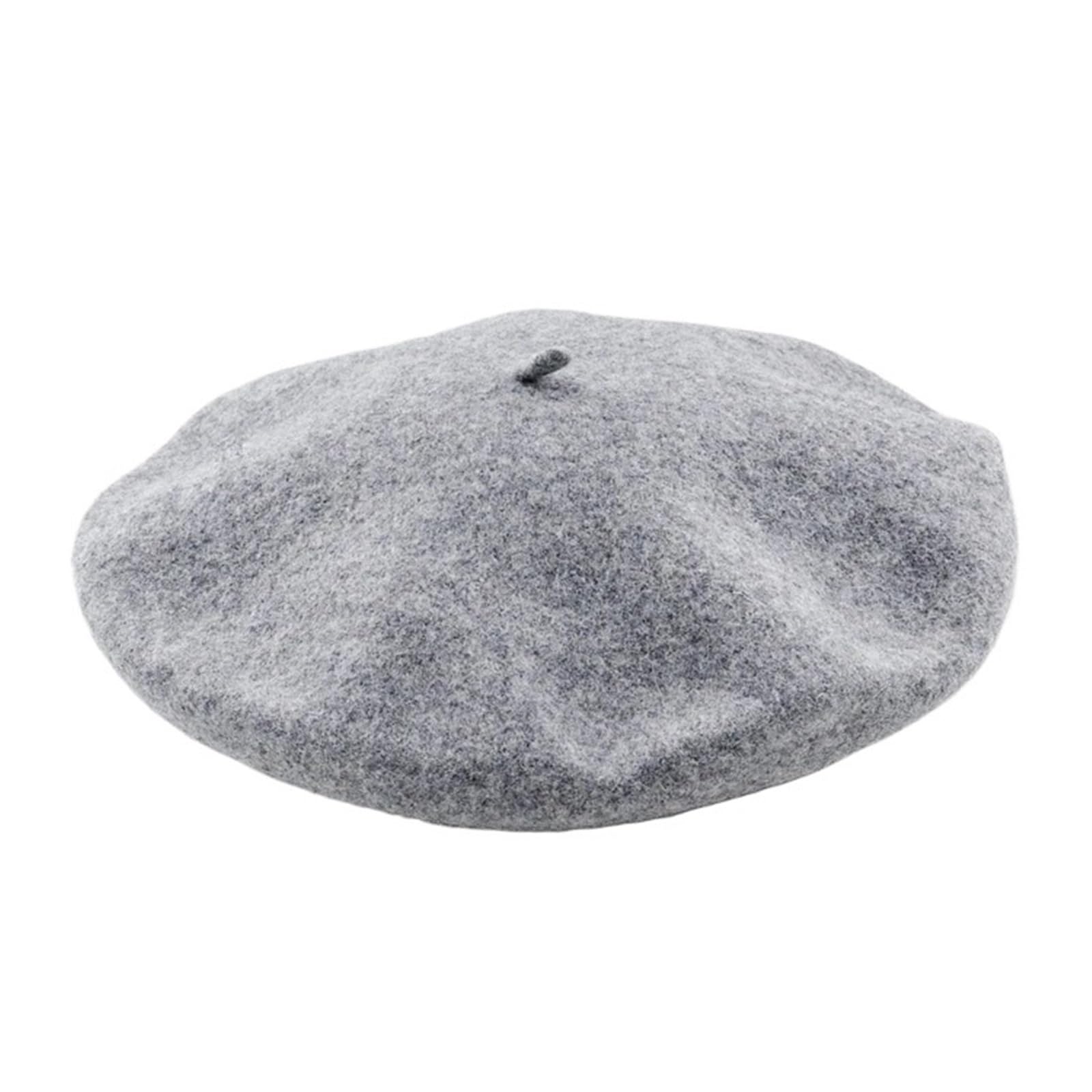Béret en laine grande taille d'une finition soignée pour l'automne-hiver