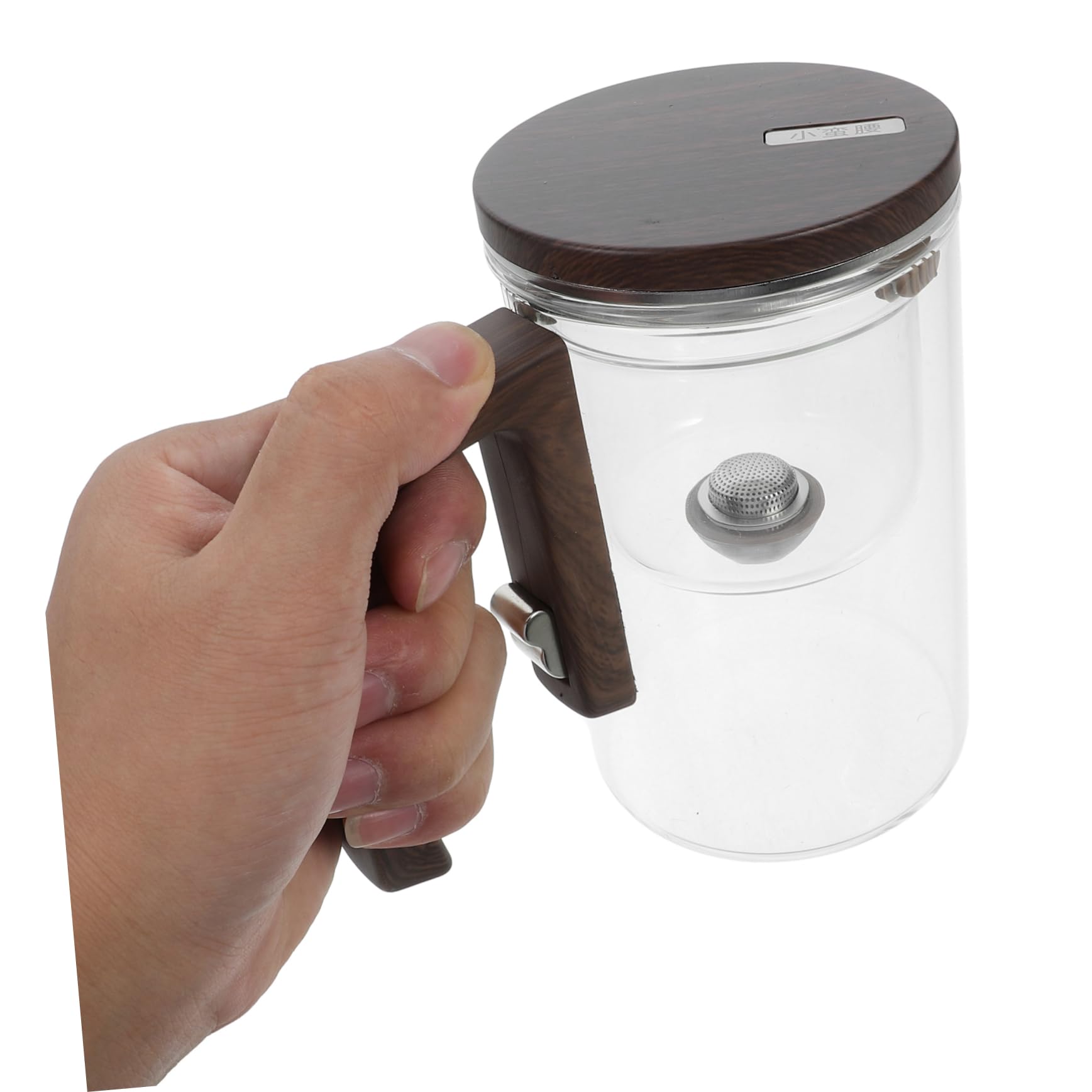 Mipcase Tetera de Vidrio con Infusor Extraíble Tetera para Sueltas para Infusiones de Té Casa Flores
