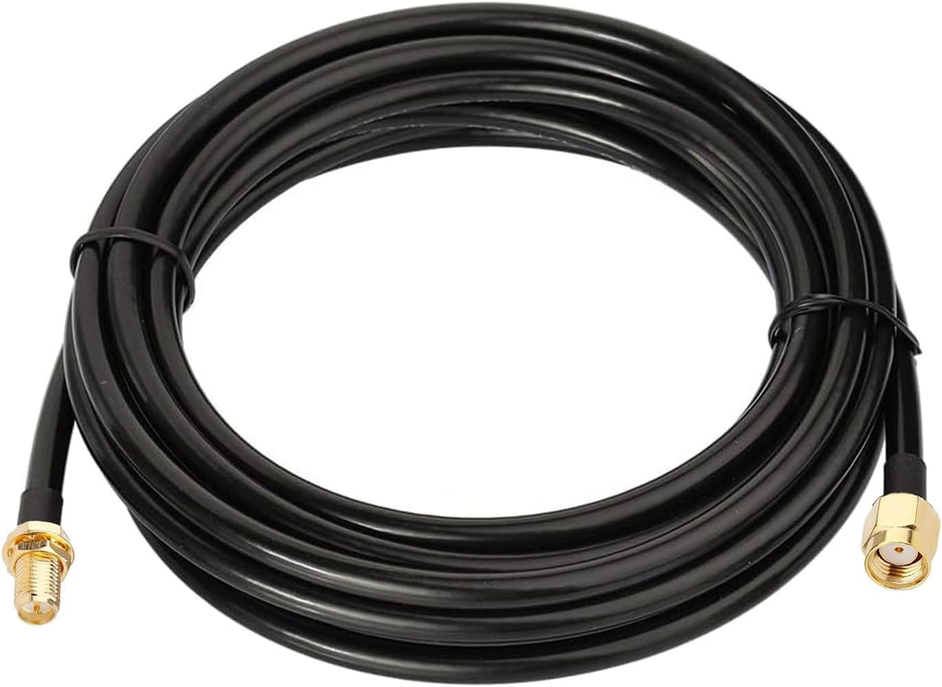 GTIWUNG RP SMA Male to Female 15 Meter Antenna Coaxial Extension Cable RG58 SMA Cable 50 Ohm for RF Radio/WiFi Antenna/GPS Low Lost Antenna Coaxial Cable