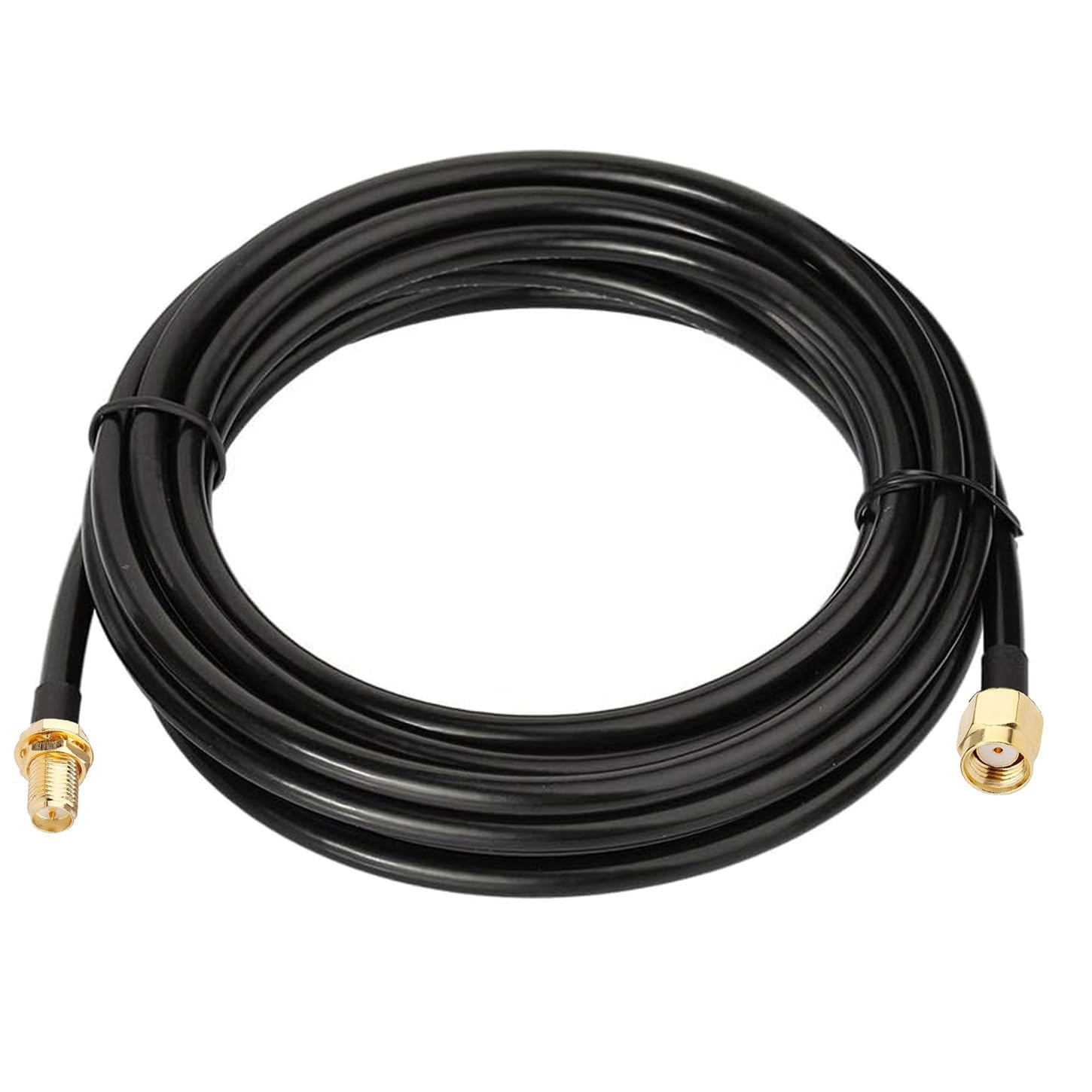 GTIWUNG Cavo Prolunga Antenna RG58 Extension Cable RP SMA 15m, RP-SMA Connettore Antenna 15M Câble Coaxial RG58 Mâle à Femelle Wifi Cavo di Prolunga 15 Metri