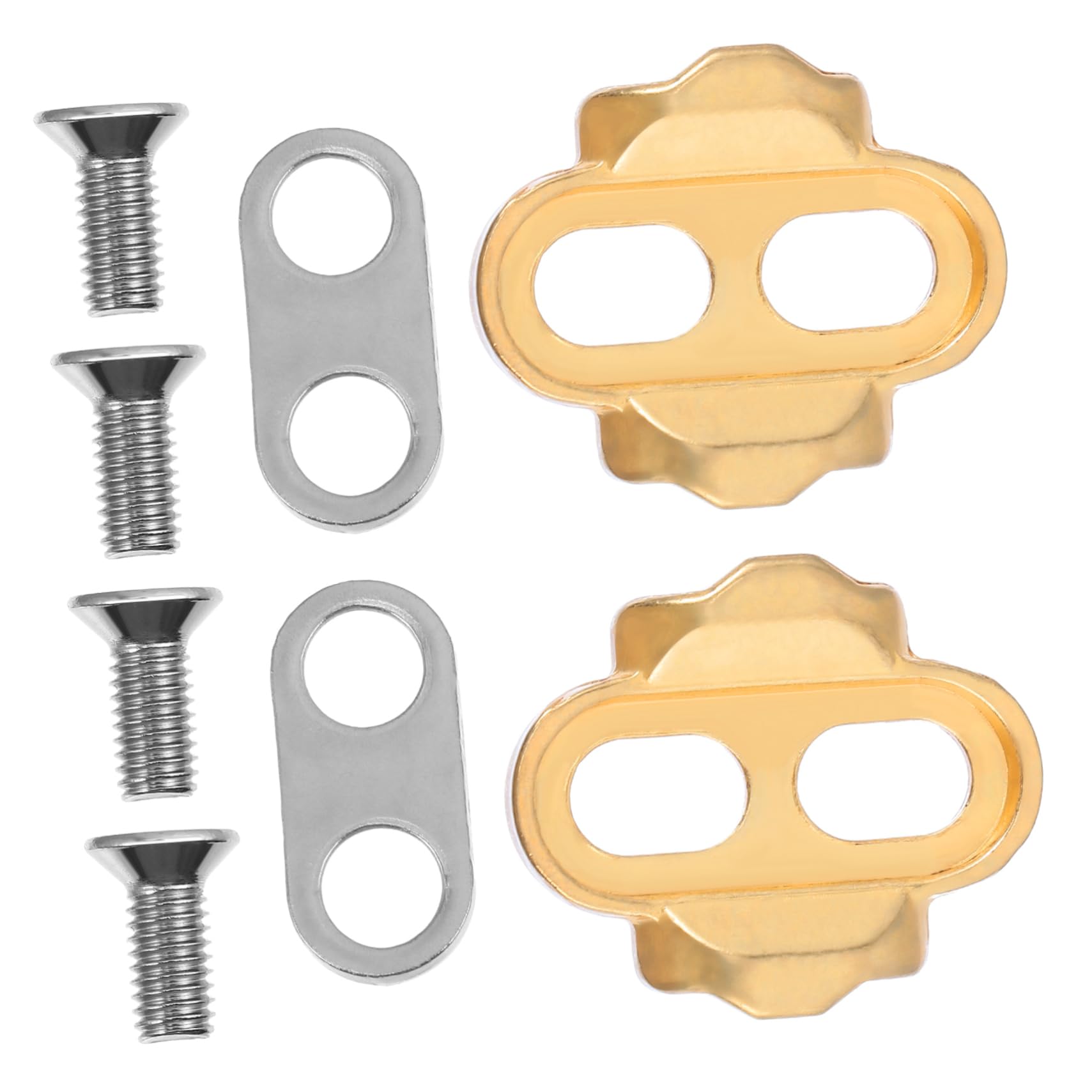 GOOHOCHY Self-Locking Pedal Cleats for Mountain Bike Cleat Set Bike Pedal for and Exercise Solid Connection