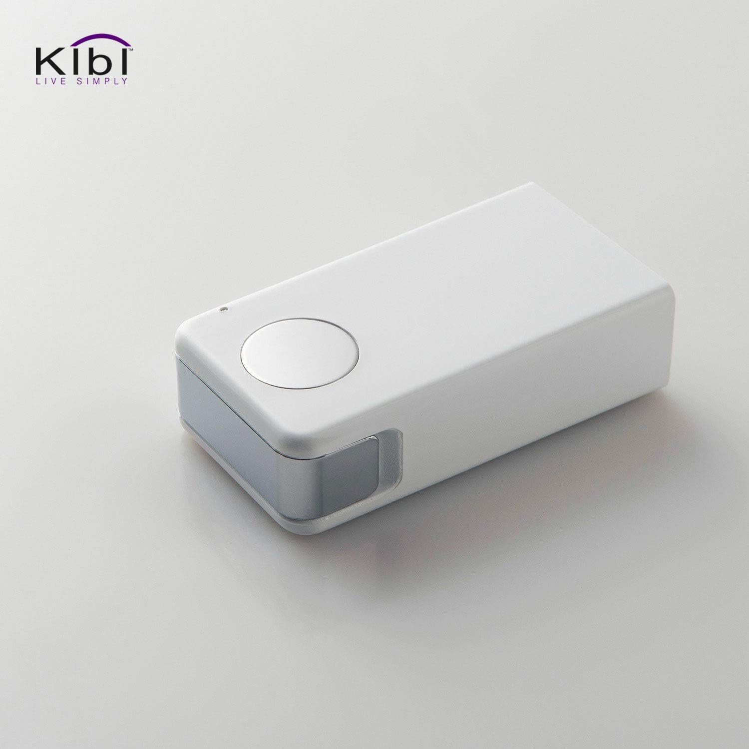 KIBI Artis Wall Mounted Robe Hook in Chrome White – Stainless Steel Construction, Modern Bathroom Wall Hook – Rust-Resistant, Space-Saving, Durable Design for Towels & Robes (KBA1001)