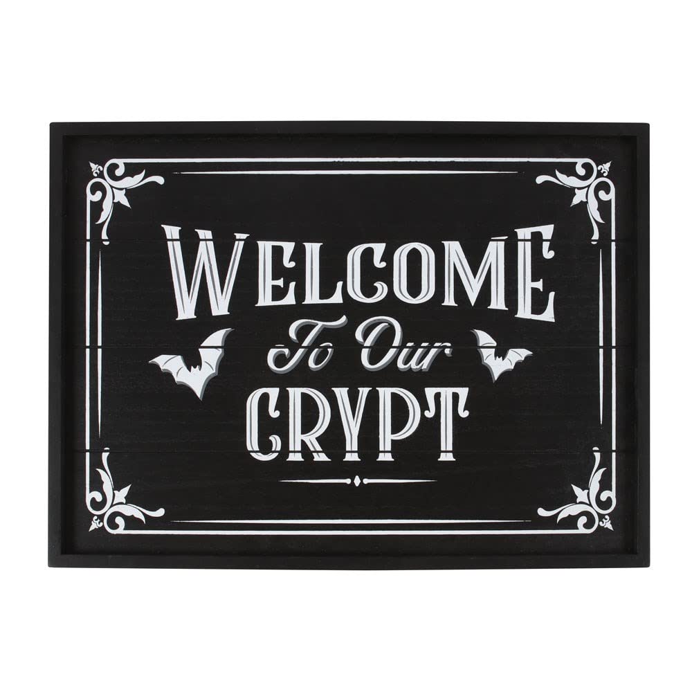 Something Different - Welcome to Our Crypt - Wall Plaque