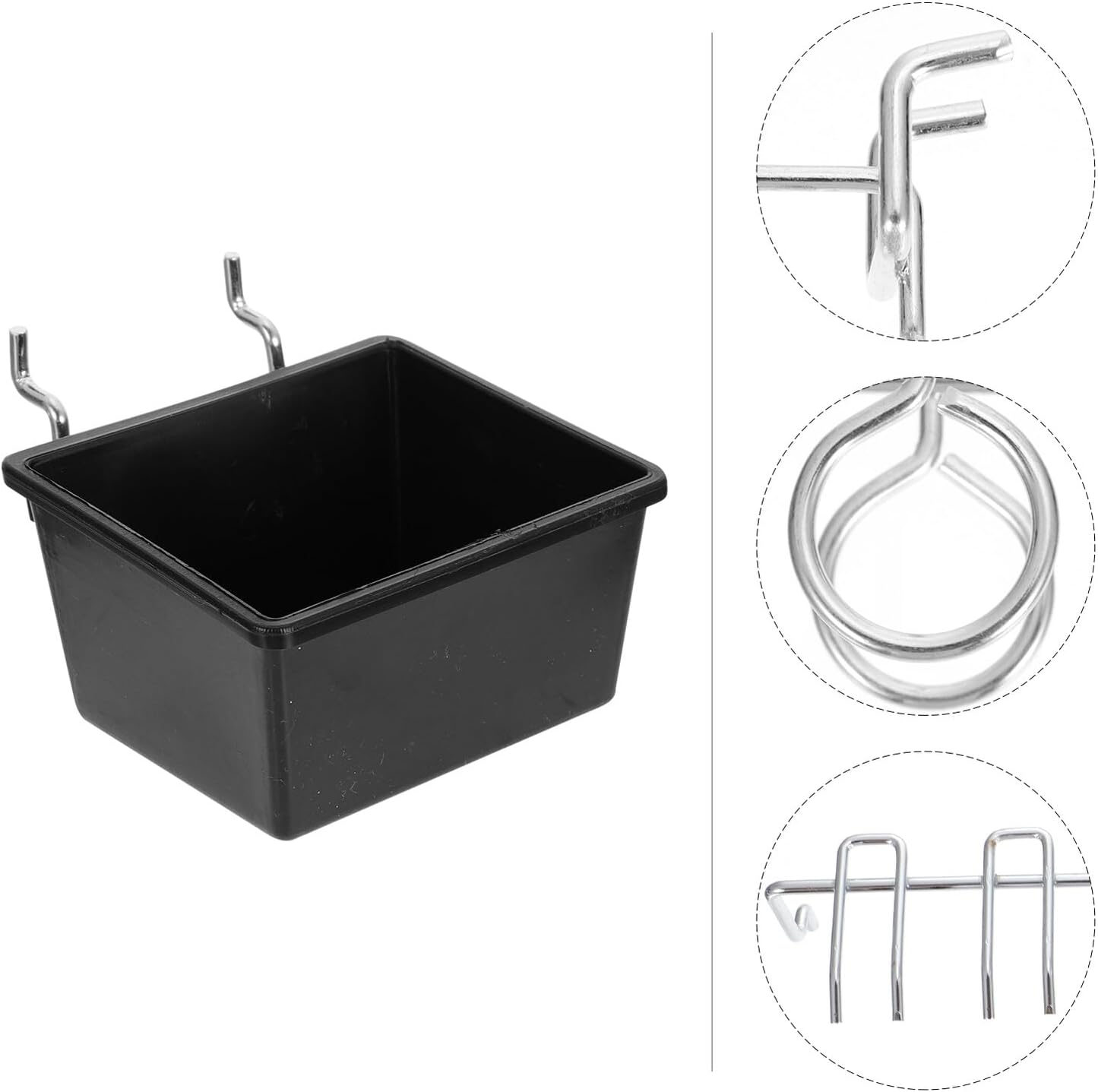 101pcs Metal Pegboard Hooks Set, Single Hanger Display Shelf Hooks for Retail Store Racks and Industrial Tool Storage