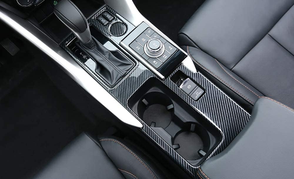 Kadore for Mitsubishi Eclipse Cross 2020 2018 2019 Carbon Fiber Color Interior Gear Shift Panel Cover Trim Frame Left Hand Drive 1PC