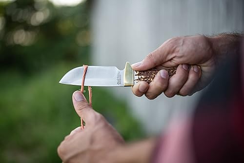 Miniatura 5 de Uncle Henry 182UH Elk Hunter Next Gen - Cuchillo de hoja fija SS de alto carbono de 8.4 pulgadas con un punto de caída de 3.8 pulgadas y mango de