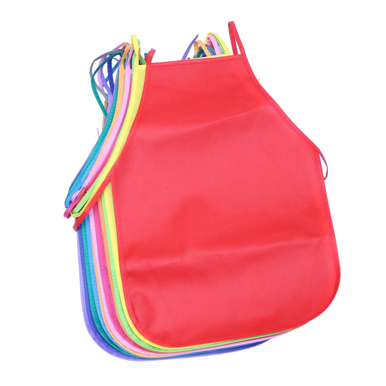 COLLBATH Grembiuli Pittura Bambini 24pezzi Tessuto Non Tessuto Facile da Pulire per Cucina e Eventi Comunitari Colore Casuale
