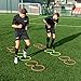 FORZA Agility Rings [Pack of 12] | Soccer Training Equipment | Multi-Sport Agility Ring Set | Speed Ladder Agility Hurdles | Football Training Equipment (White)