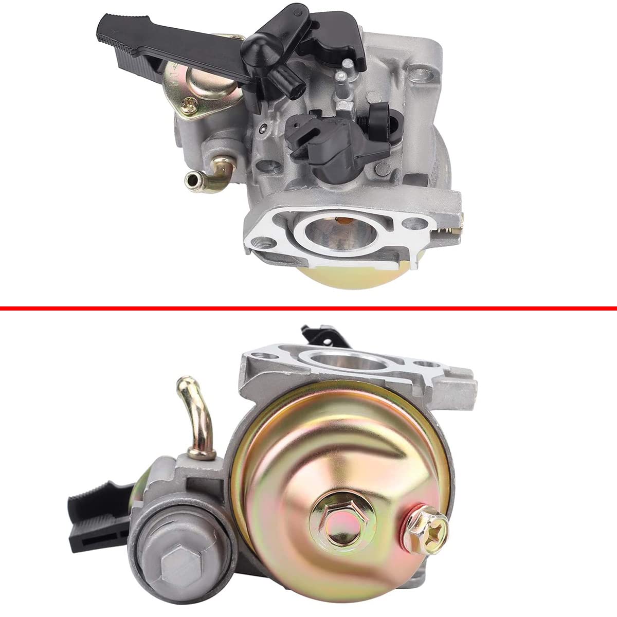 ZAMDOE GX160 Kit Carburatore per Honda GX140 GX 160 GX200 GX168 5HP 5.5HP 6.5HP Motore, con Autoavvolgente, Filtro Aria Bobina di Accensione Guarnizione Candela