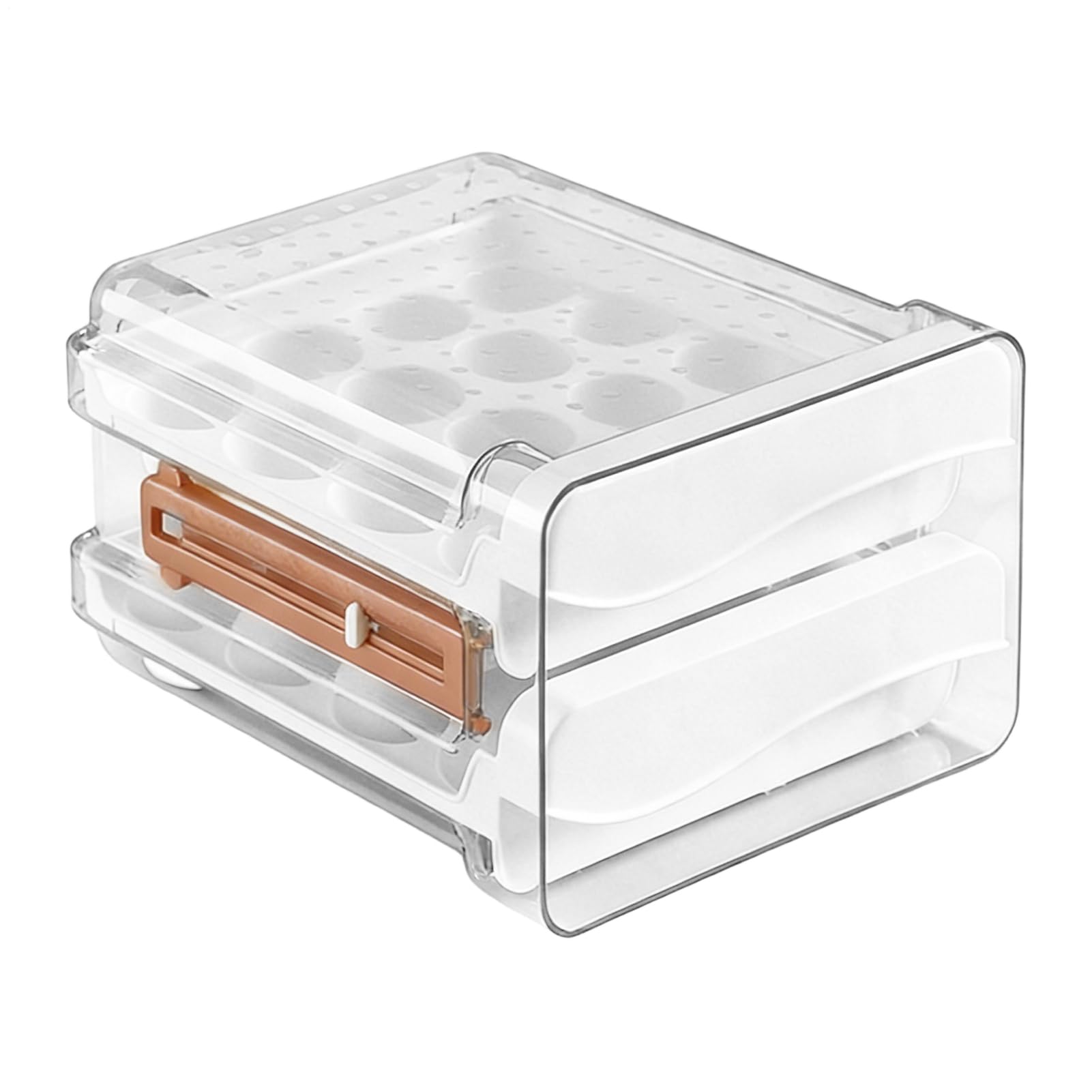 Dispensador de cajones de refrigeración con 32 compartimentos para conservar huevos siempre frescos