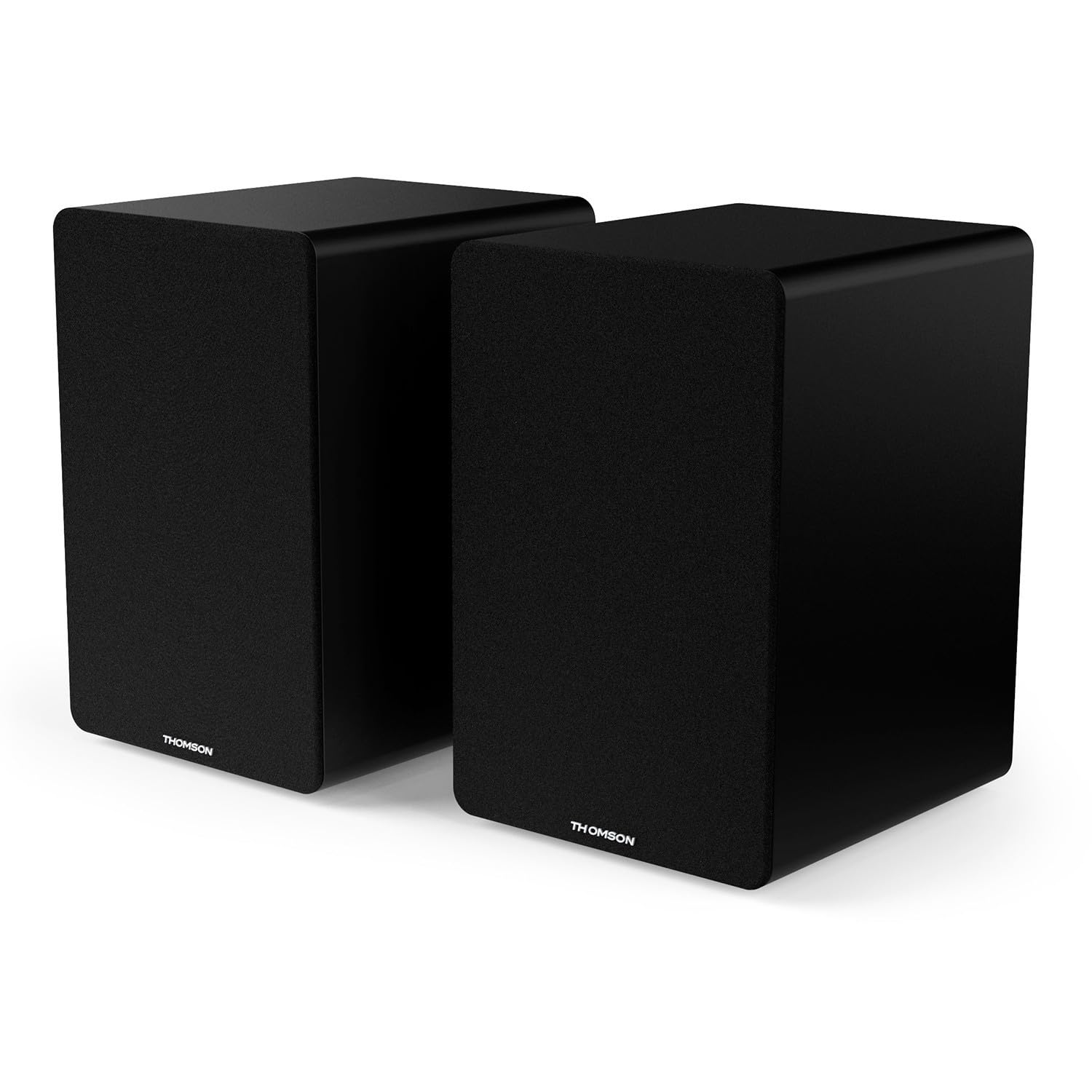 Pickering WS400DUO Enceintes Bibliothèque Stéréo 50W - Caisson Bois, Bluetooth 5.0, Entrée Optique, Clé USB 32Go