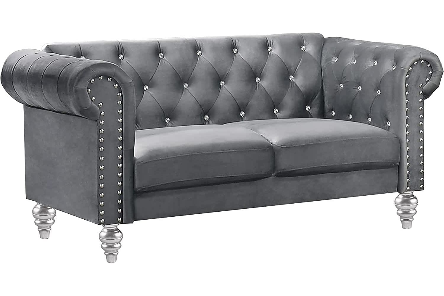 Henrik Dark Gray Sleeper Sectional Sofa With Storage Ottoman