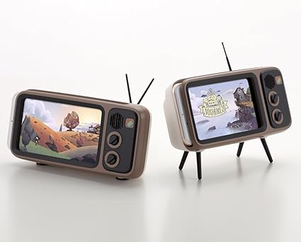 Amazon Co Jp レトロダック Retroduck Iphone用レトロtvモチーフデザインドック ケース Iphone6 6s 7 8 Classic Brown 家電 カメラ