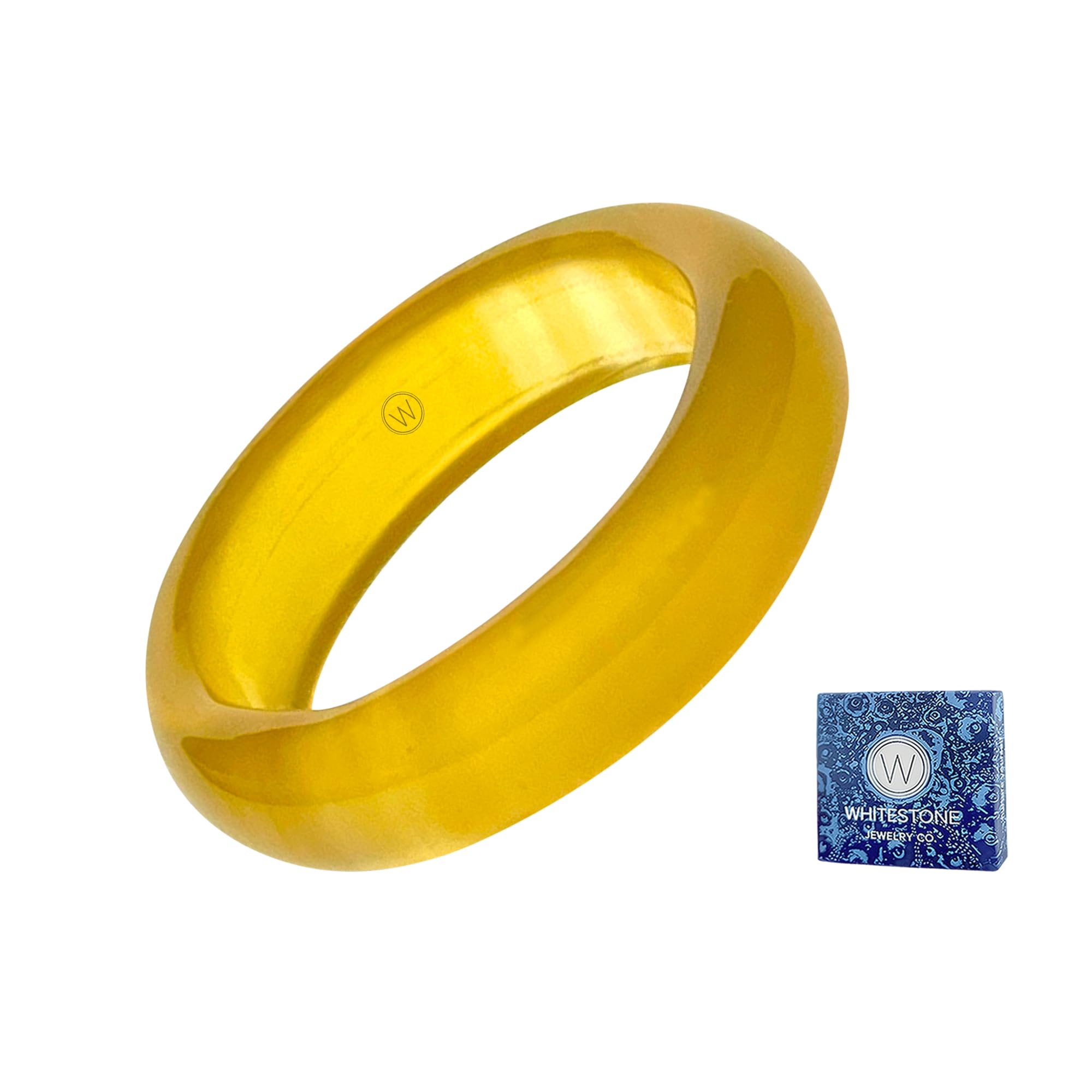 WHITESTONE JEWELRY CO. - Chakra Stone Ring Collection, Stone Bands for Men and Women, Stackable Agate Ring, Chakra Stones to Balance Energy, Size 4.5-15