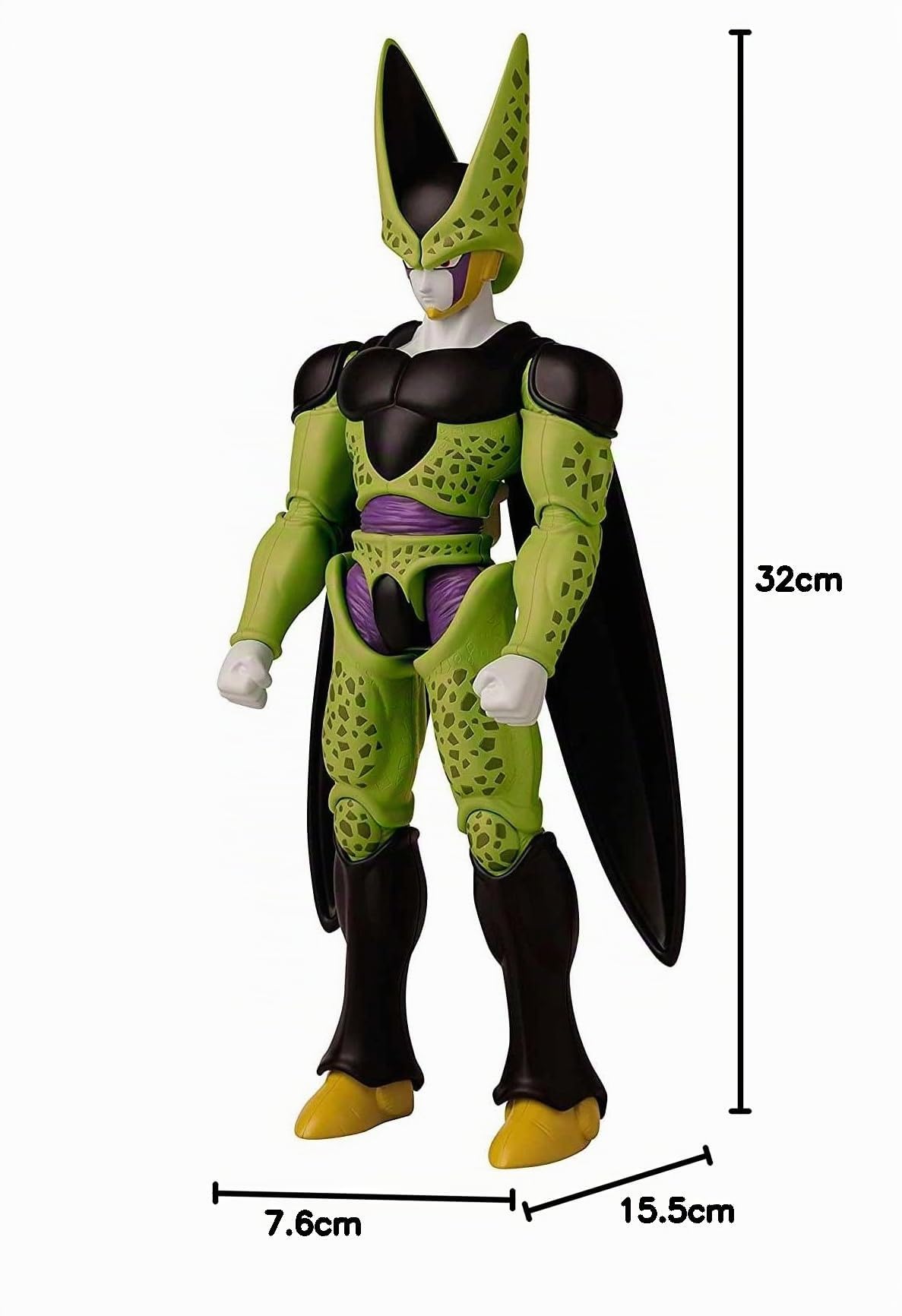 BANDAI - Dragon Ball Super Limit Breaker Series Figura de Acción Cell 30cm - 36747 Multicolor - Figuras articuladas Coleccionable, Ideal para fanaticos del Anime.