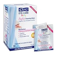 Vista 1 de Toallitas purificadas, no irritantes, sin desgarros, hipoalergénicas y sensibles aprobadas por Dr. Fischer - Prehumedecidas, sin enjuague