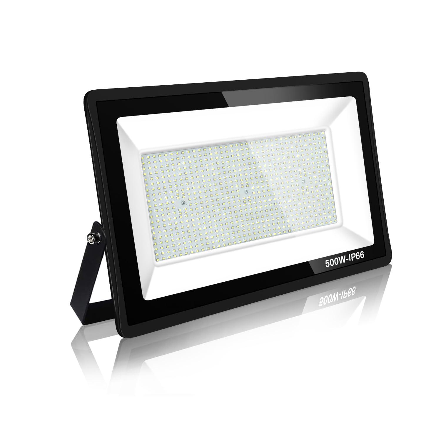 Zewnętrzny reflektor LED 500W: 50000LM 6000K IP66 Reflektory zewnętrzne | Zewnętrzne oświetlenie punktowe do ogrodów, tarasów, garaży, oszczędność energii