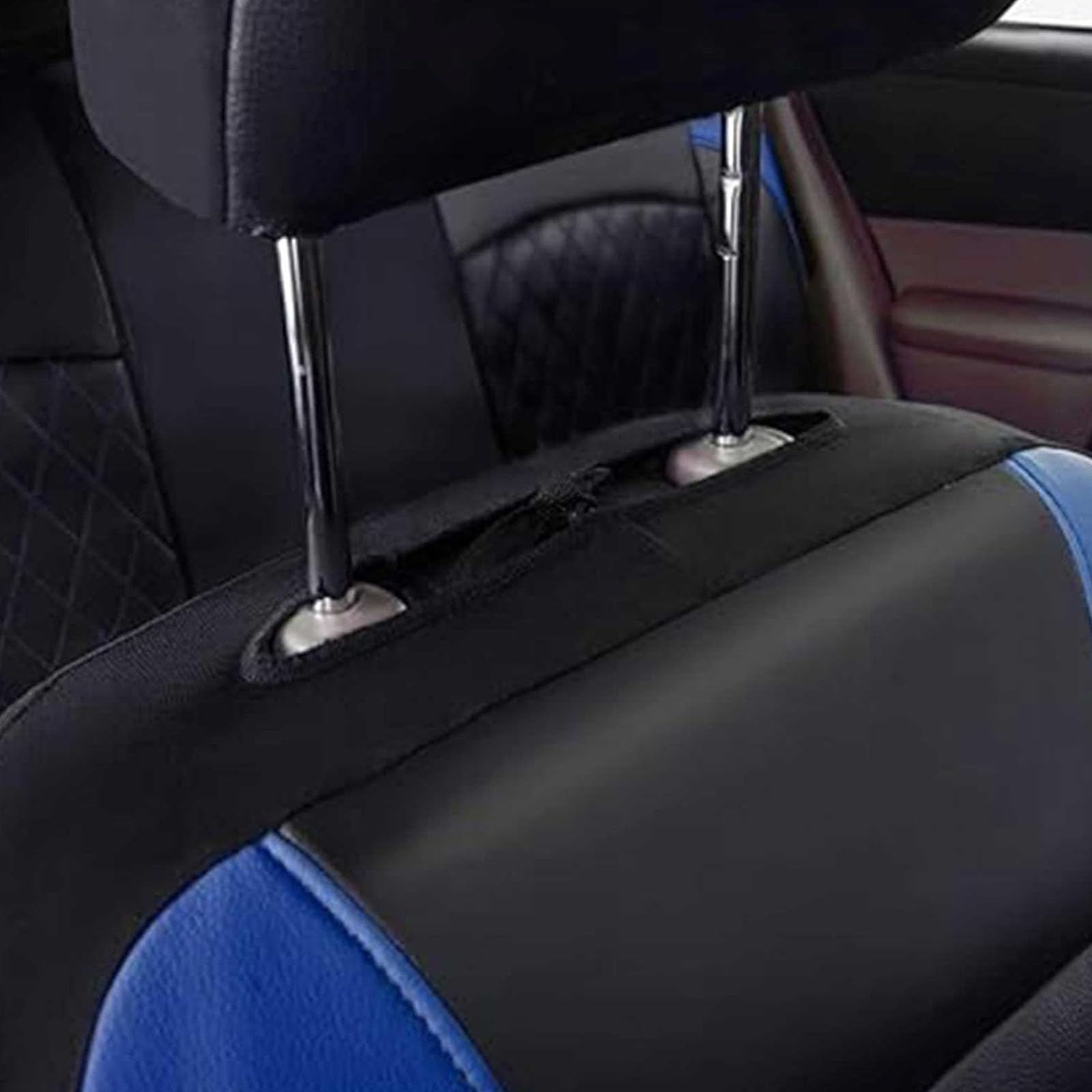 2 Housses Siège Avant Voiture pour Peugeot Partner 2000 2001 2002 2003 2004 2005 2006 2007 2008 2009 2010-2024, Housses Siège Voiture Avant Confortable Respirant Protecteur Coussins Siège Couvre