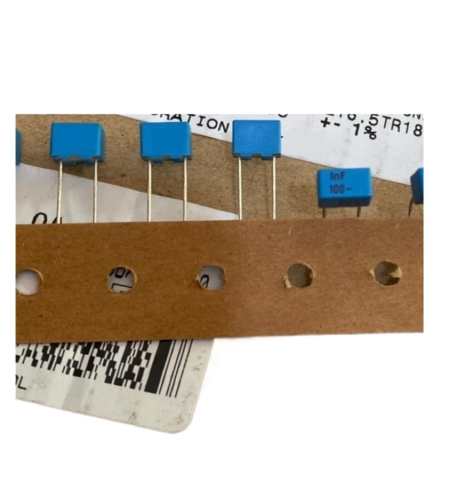 LEOTNNDQ 1pcs PFR5102F100J11L16.5 100V102/1000PF/1NF film capacitor 1% 1pcs