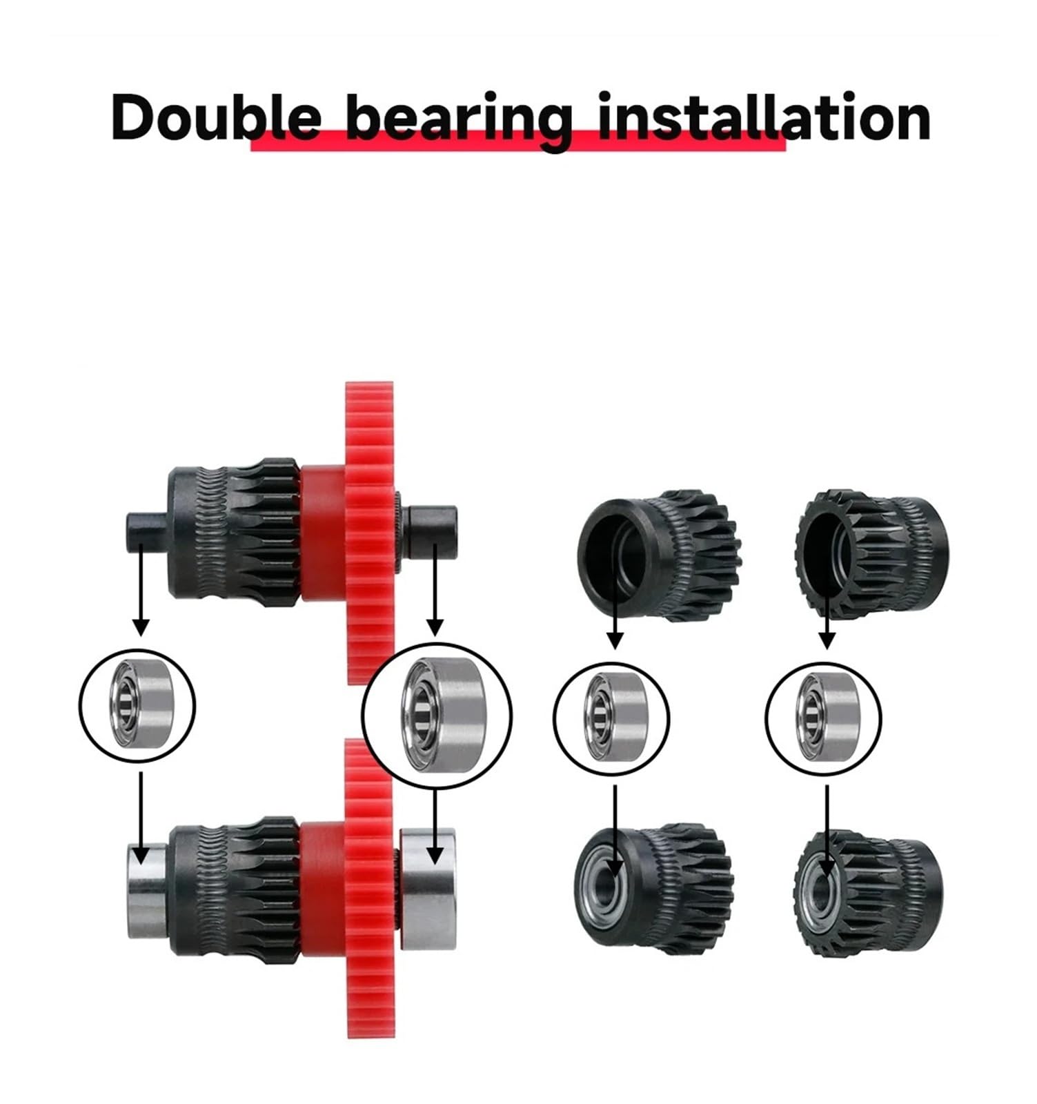 Kompatibel mit Creality, Hardened Extruder Gear Ender-3/CR-10