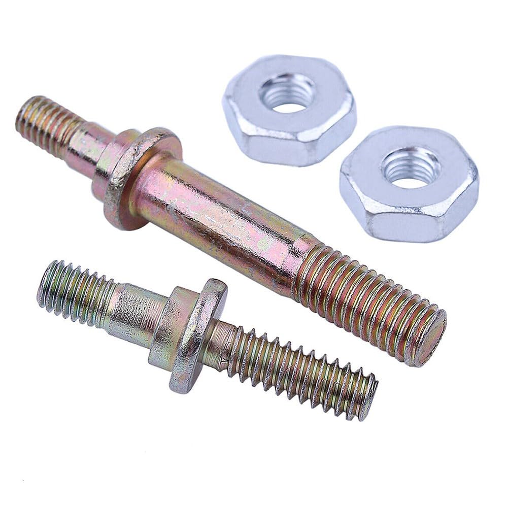 Écrou de tige pour montage de barre de tronçonneuse Stihl 029/039/MS290/MS310/MS390 Farm - Comprend 1 goujon long + 1 goujon en métal court avec écrou