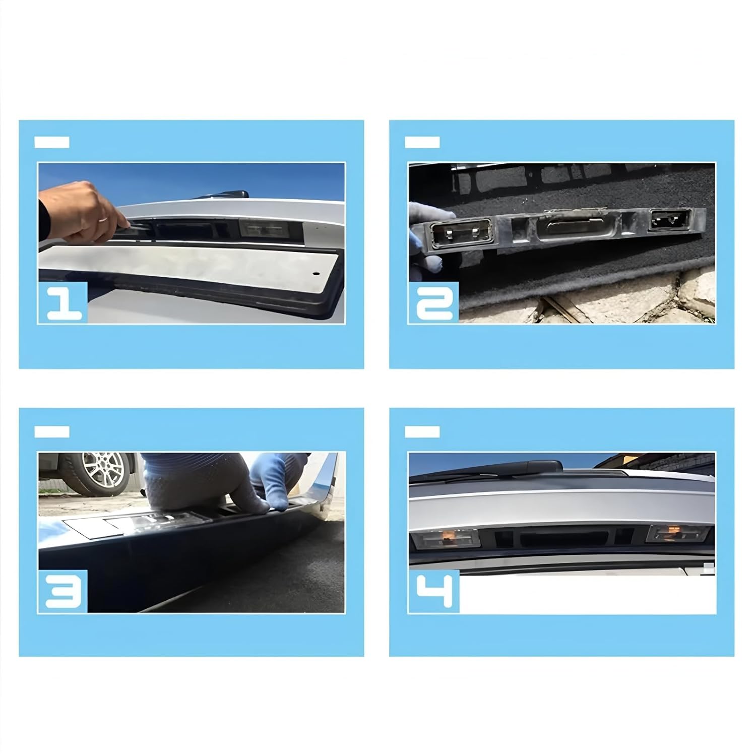 Tailgate Switch Assembly 51133403611 Compatible with BMW E83 X3 2004-2010 Rear Trunk Lid Handle with Key Button.