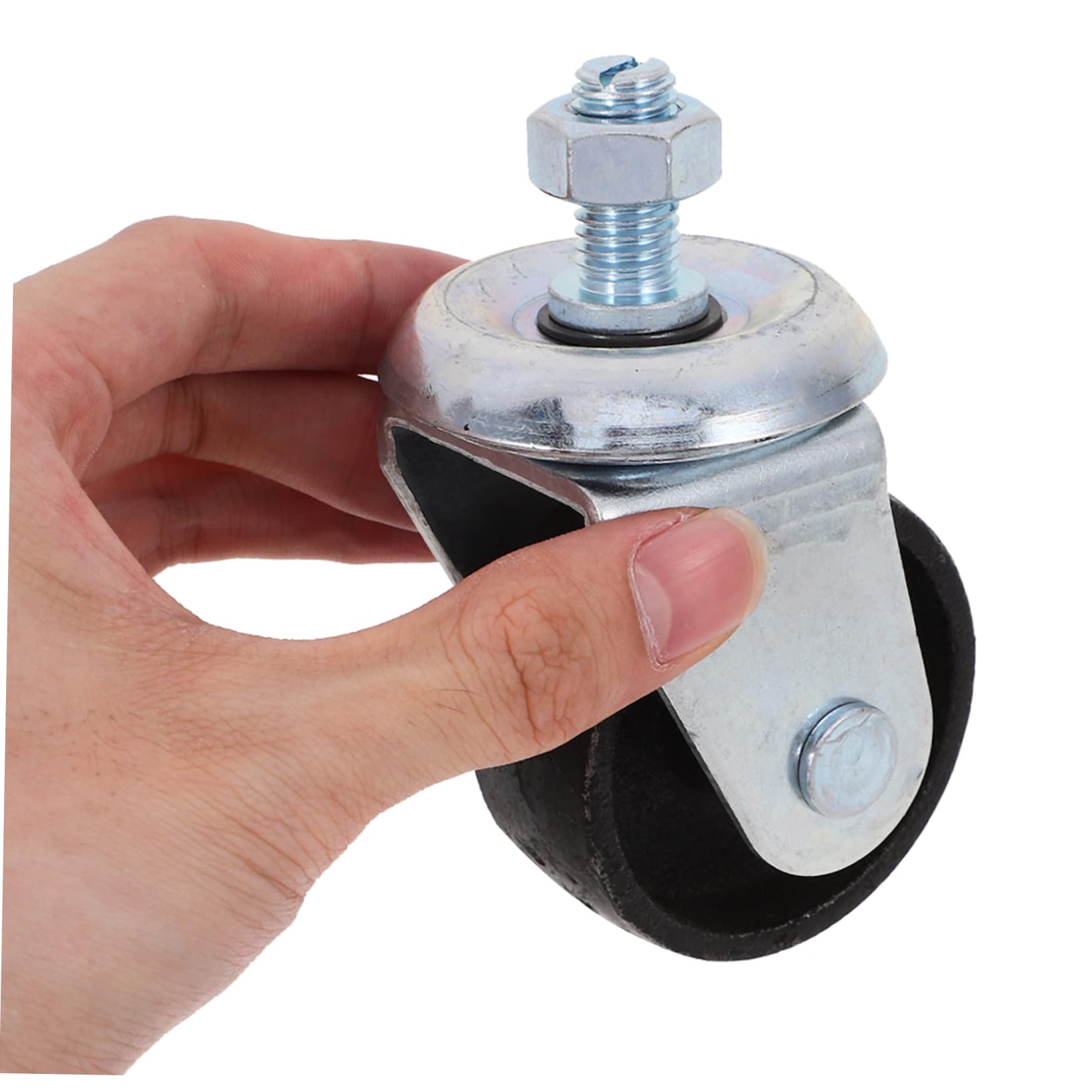 iplusmile 2 Piezas Accesorios para gatos hidráulicos ruedas para trabajo pesado un accesorios ruedas jack giratorias horizontales suministros de coche de repuesto