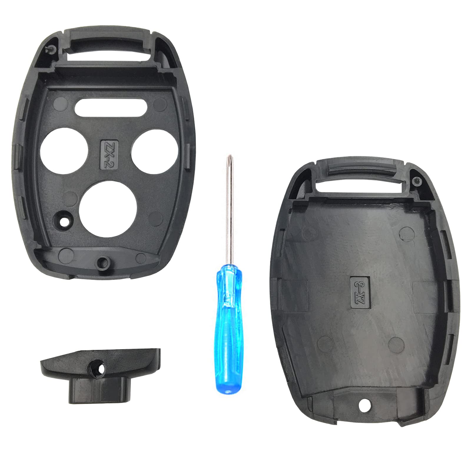 HERKIOCIO Replacement Key Fob Case for Honda Accord Civic Ex Pilot