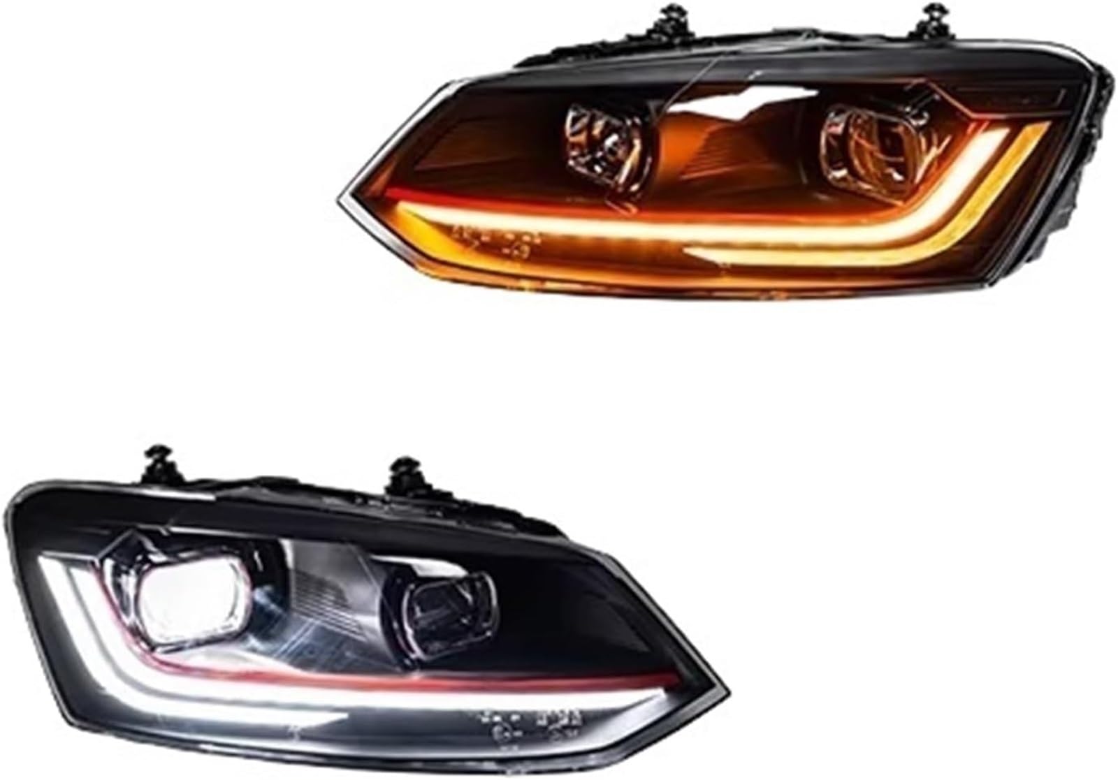 Scheinwerfer Scheinwerfer Montage für VW Für Polo 2011-2018 Auto Front Lampen
