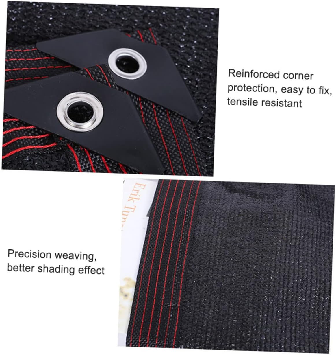 VANZACK Shade Cloth Canopy Net for Outdoor Courtyard Uv Protection Reinforced Edges Heat Insulation Easy Installation for Garden and Balcony Use