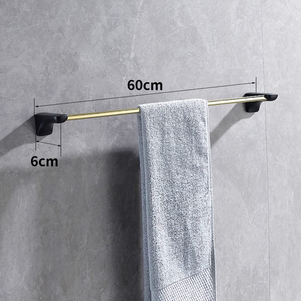 OETAMS Toallero Baño Pared Con 2 Brazos Dobles 180° Giratorios 40CM Toalleros De Baño Sin