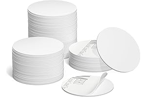 NFC Tag Stickers, 25mm 50 Pack Programmable NFC Tags Waterproof Ntag215 Stickers