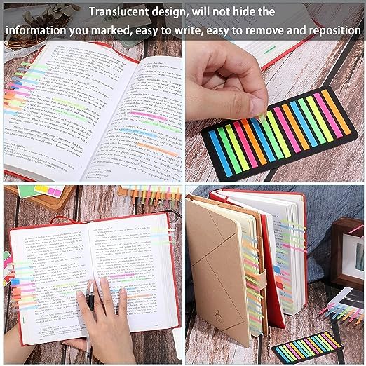 Sticky Notes Tabs Pastel - 300pc Colorful Page Markers For Books ...