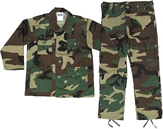 Kids Woodland BDU Uniform 2 Piece Set - Kids Military Costume - coolthings.us
