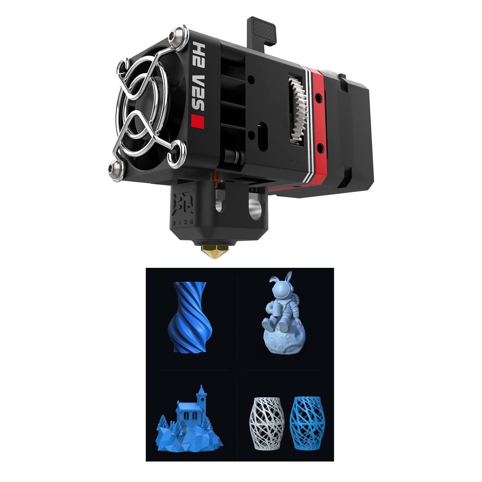 H2 V2S Extruder V2S Extruder Upgraded Gear Extruder Smooth Not Easy to Block 3D Printer Direct Extruder 1.75mm for Most