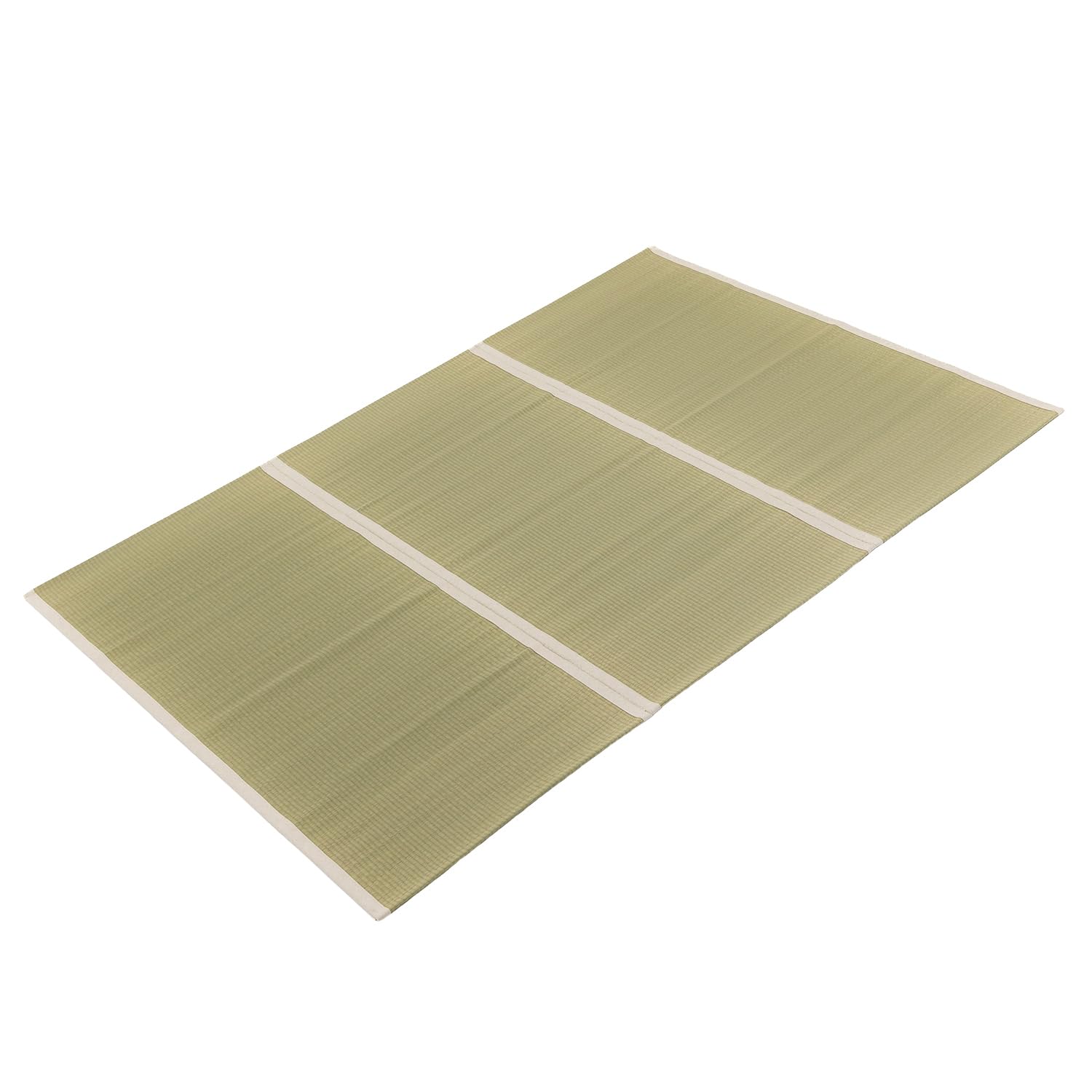 FULI Japanese Tatami Igusa Rush Grass Sleeping Mat, Mattress Pad Futon Topper, Relaxation, Made in Japan - Queen Size (57.09" x 72.05")