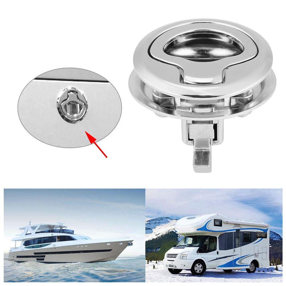 Encell Boat Slam Latch | Marine Cam Flush Pull Hatch Buckle For RV, Boat Cabinets & Drawers - View #9