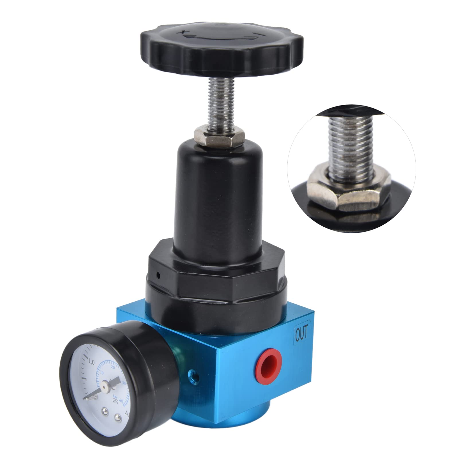 Respicefinem Pressure Regulator Miniature Pneumatic Reducing Regulating Control Gaugeqtyh 15 (QTYH-08)