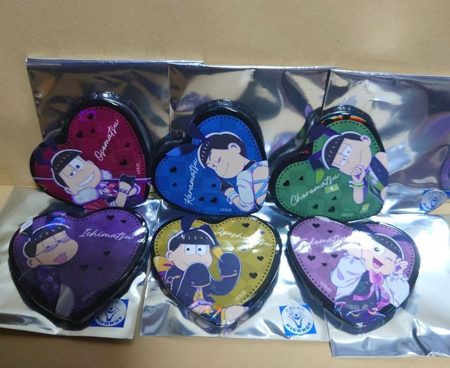 Amazon.co.jp: おそ松さん バニーボーイ ハート バッジ