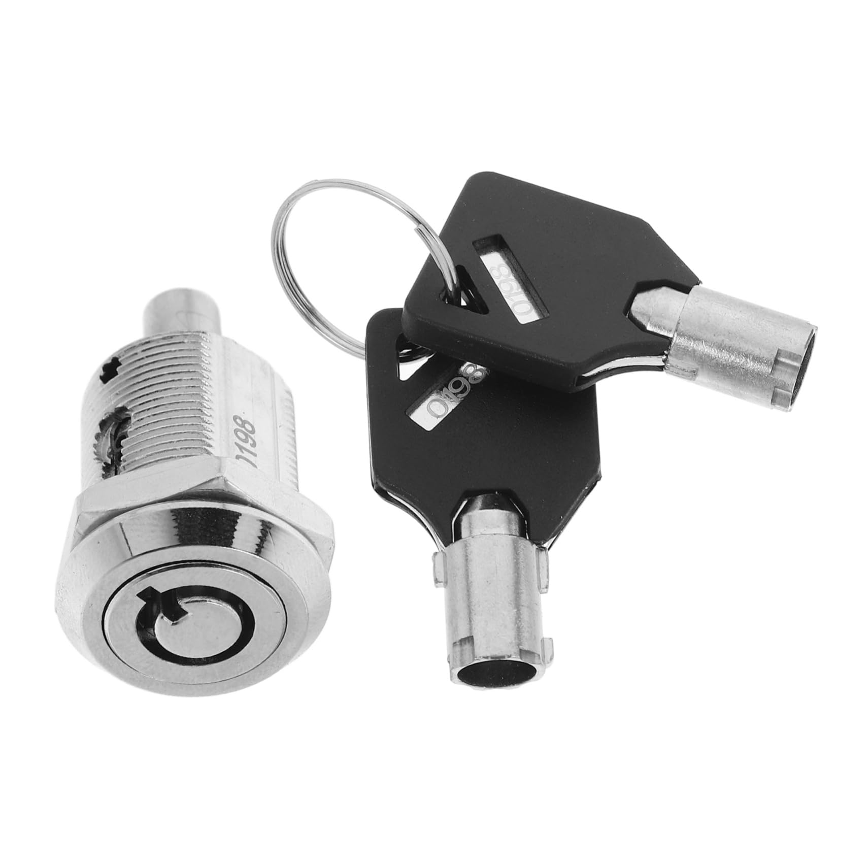 FUNOMOCYA 1set Vending Machine and File Cabinet Cam Locks Drawer Lock Keys and Construction High Security for Cabinets