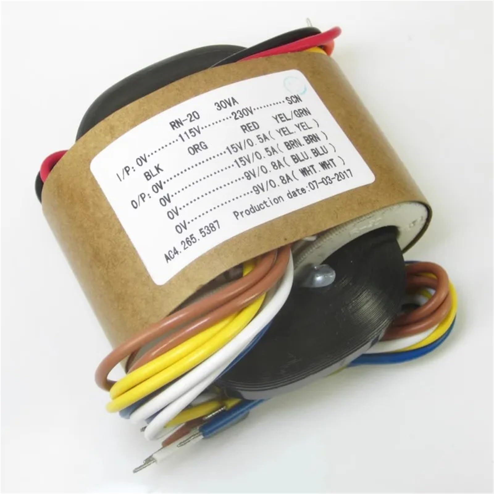 1 pz R Core 30 W R20 230 V a 2 x 15 V 2 x 9 V Rame Scudo Personalizzato preamplificatore decoder Auricolare DAC Alimentatore Audio(220V 2X15V 2X9V)