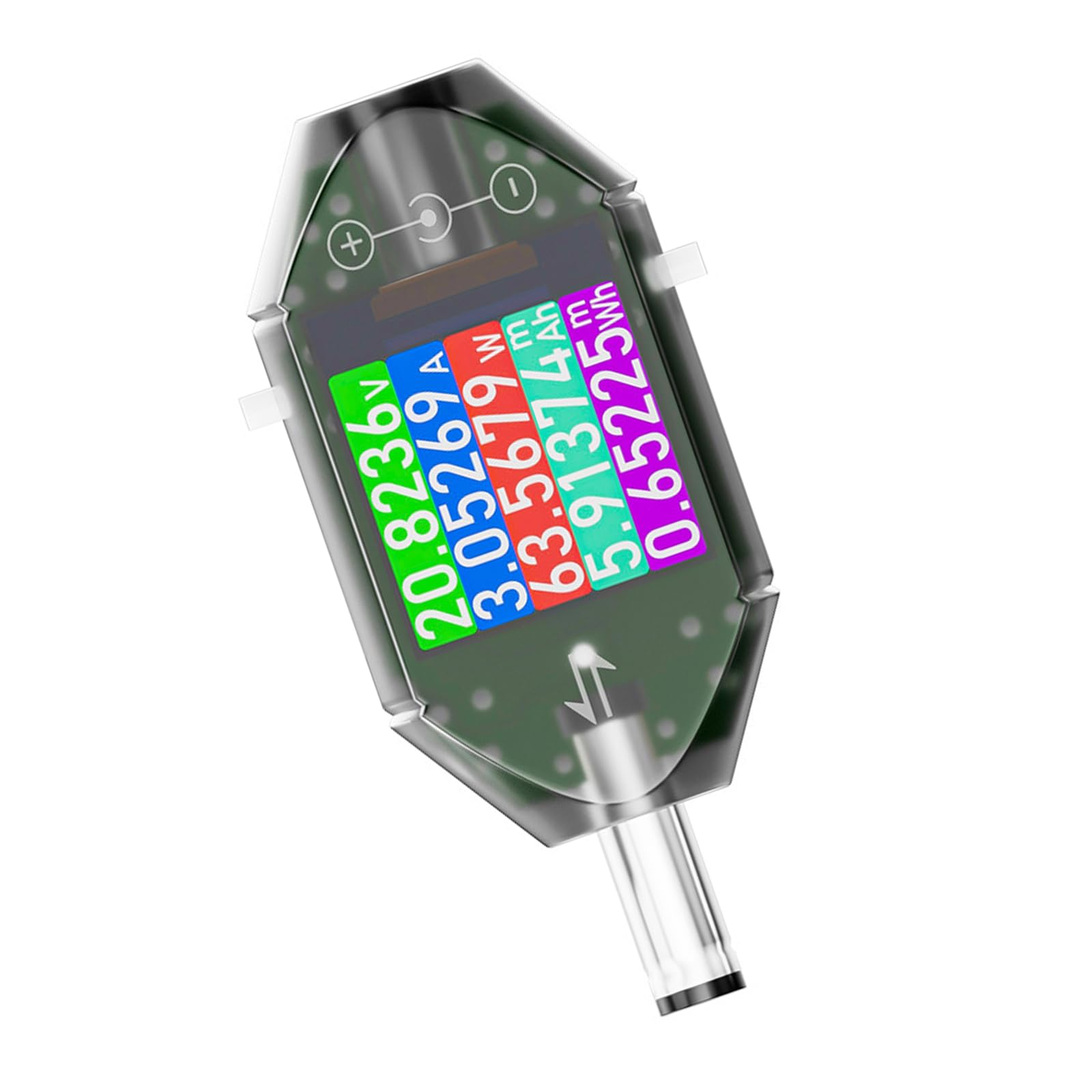Pxzh Digital Current Meter With Rotating Color Display For Battery Testing High Accuracy Digital Direct Current Voltmeter