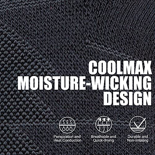 AKASO Coolmax Ankle Athletic Running Socks Cushioned Low Cut No-Show Socks for Men & Women2
