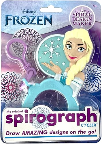 Miniatura 10 de Spirograph Cyclex Clip Bluey - La manera fácil de hacer innumerables diseños increíbles rueda giratoria de plantilla - Viaje a partir de 5 años